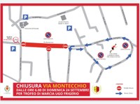 Domenica 24 settembre modifiche alla viabilità