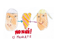 Nonni, ci mancate! Un disegno dei bambini per fare gli auguri a ciascun anziano